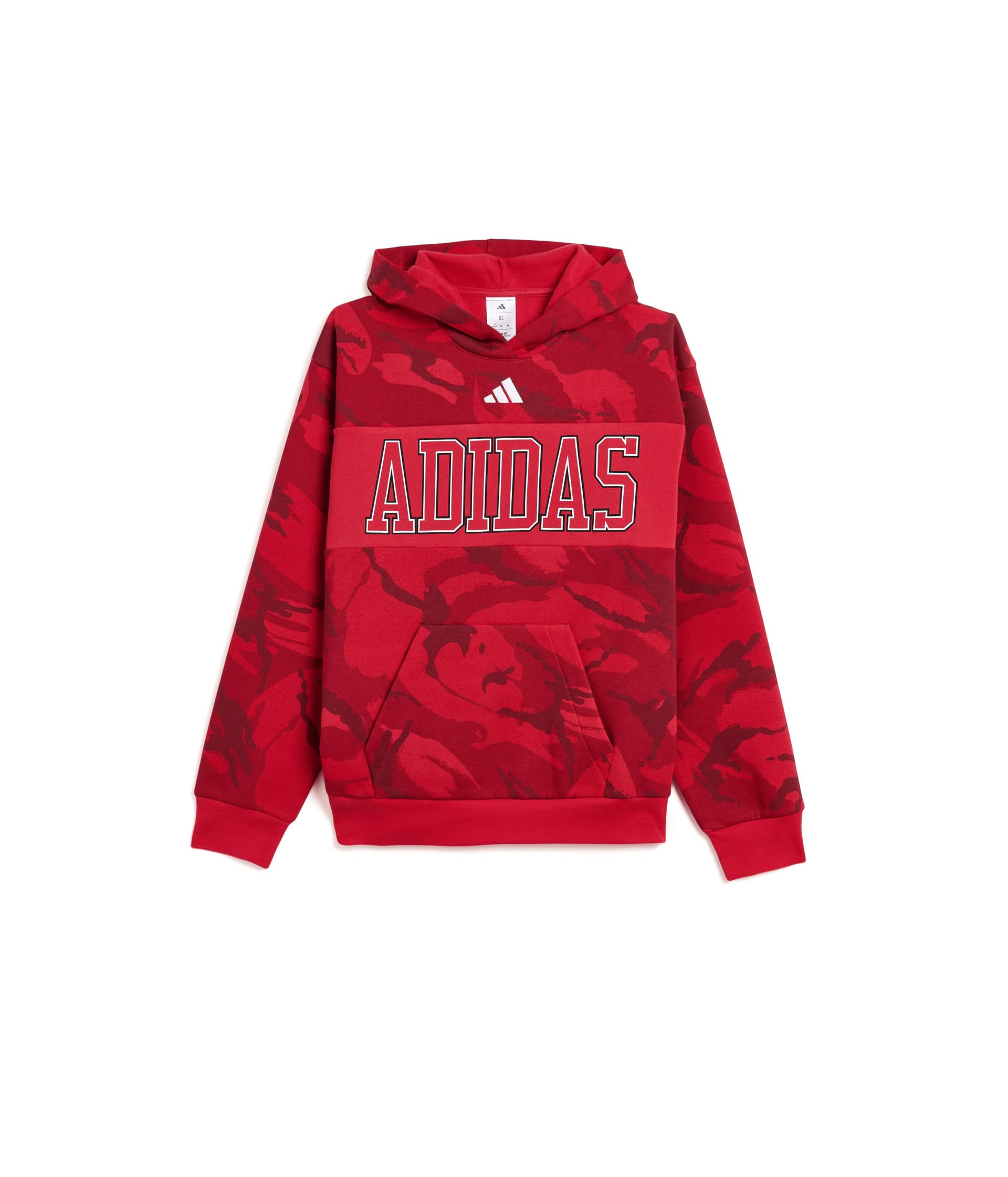 AOP Color-Block Halftone Camo Hooded Pullover (Big Kid)