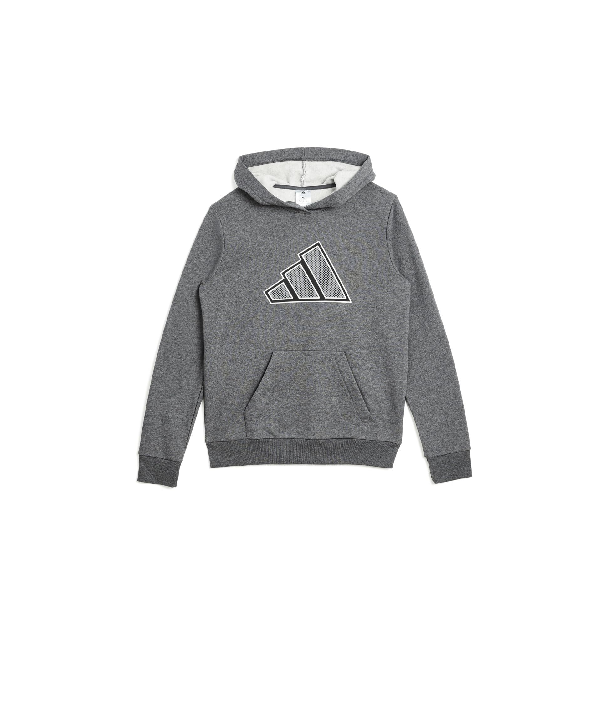 Mesh 3-Bar Heather Hooded Pullover (Big Kid)