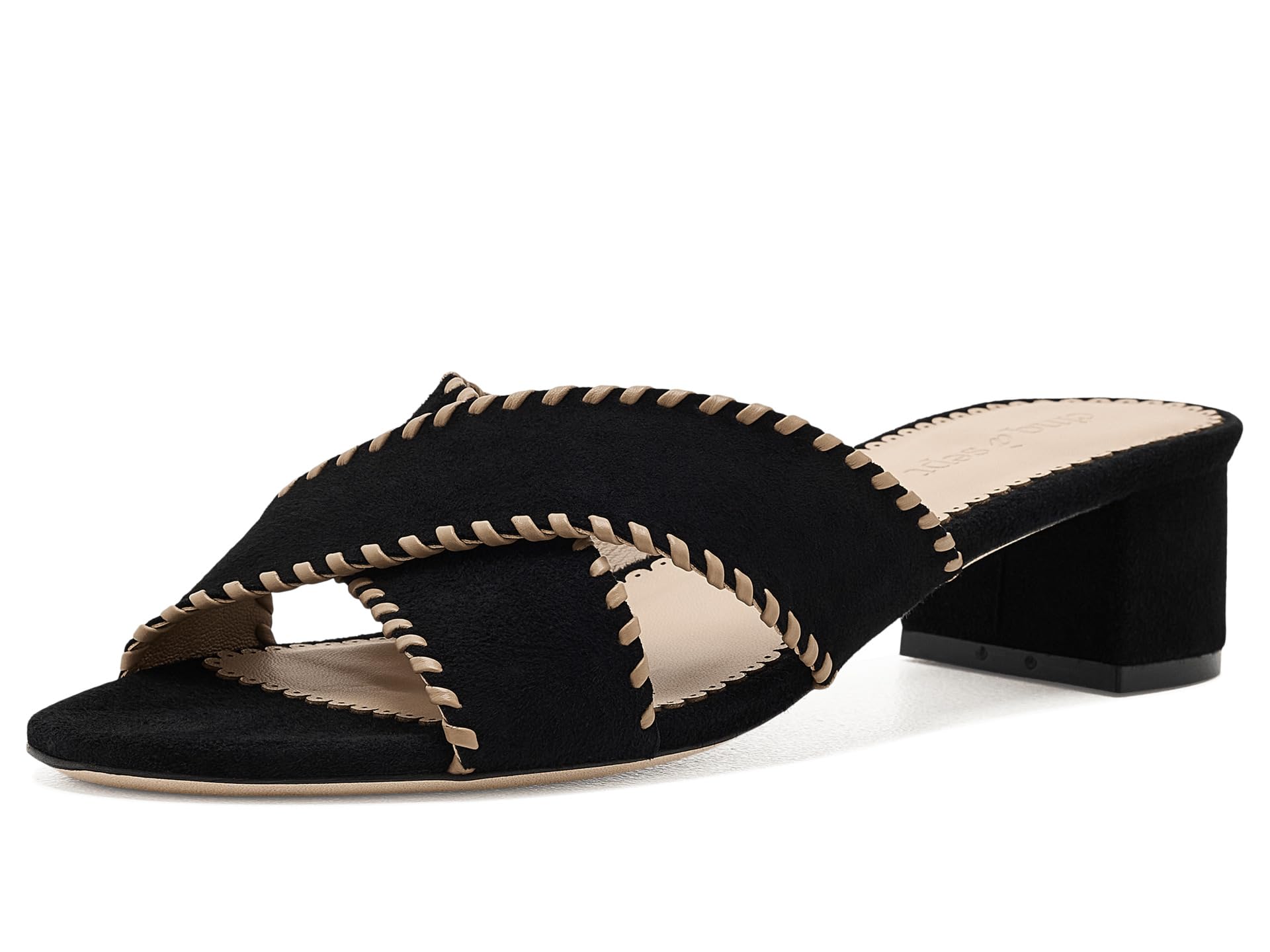 Amanda Crisscross Suede Sandals