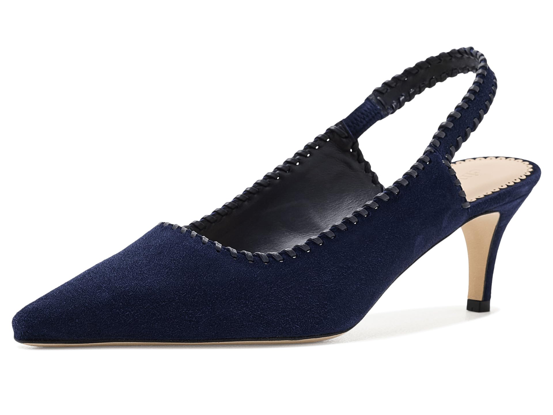 Sylvie Suede Slingback Pumps