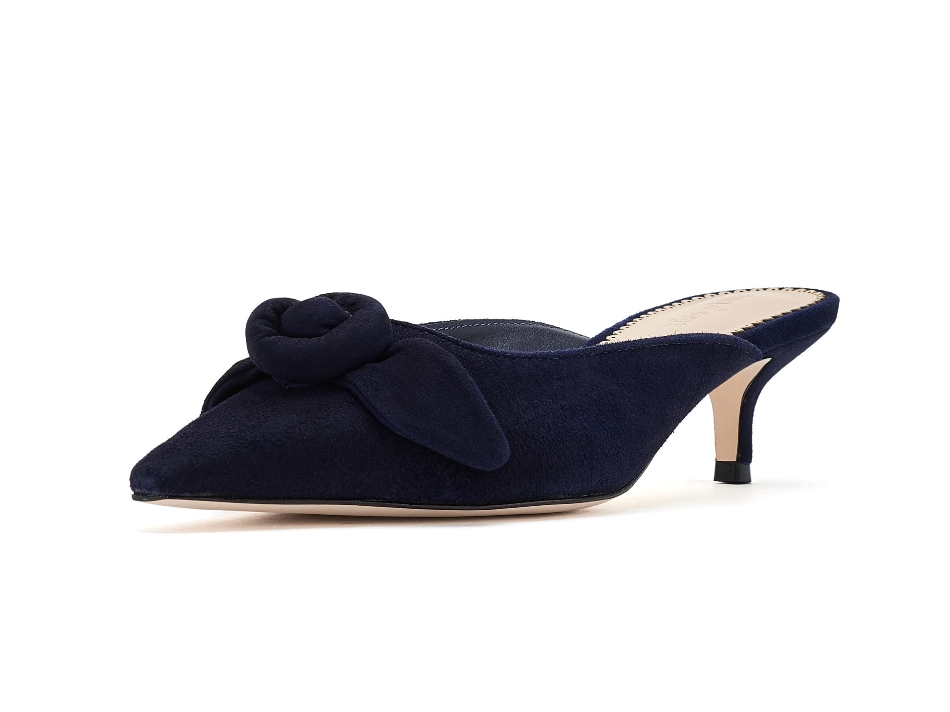 Layla Suede Kitten Heels Mule