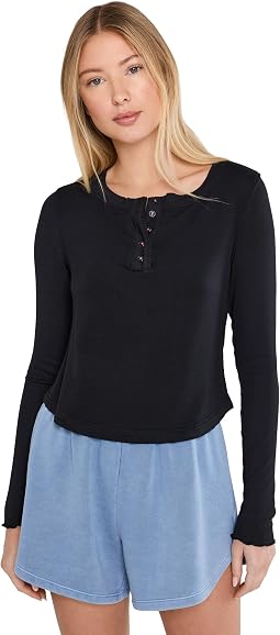 Женская пижама Free People Dream State Henley Top