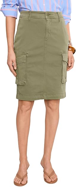 Stretchable Chino Cargo Pencil Skirt
