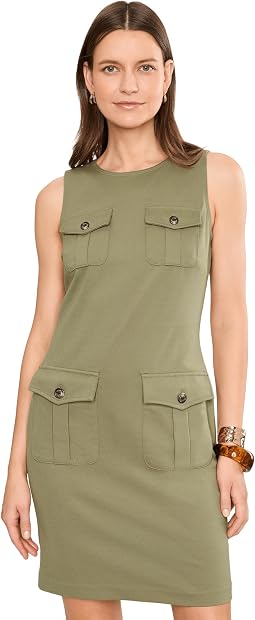 Платье-футляр Ponte Sleeveless Sheath