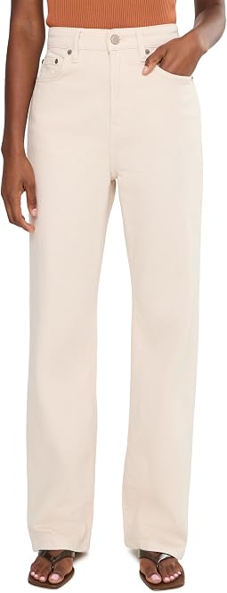 High-Rise Straight Jeans