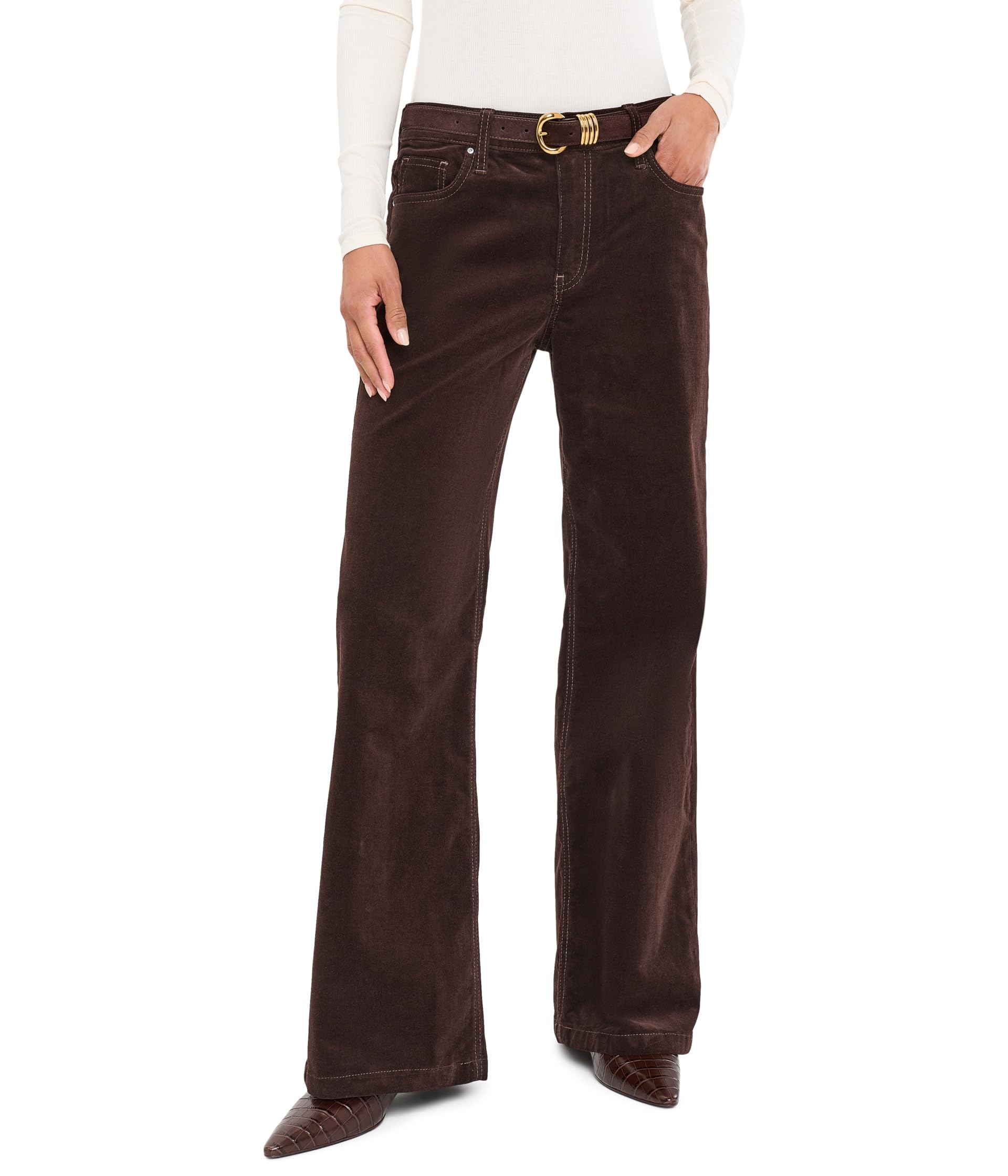 Jeans Corduroy High-Rise Wide Leg