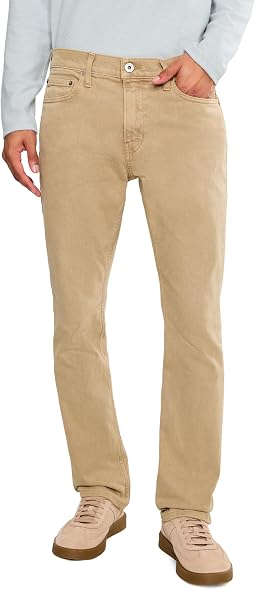 Federal 32” Heritage Slim Straight Fit Jeans In Vintage Feathered Bone