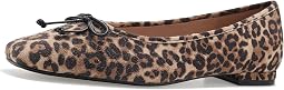 Light Leopard Print Suede