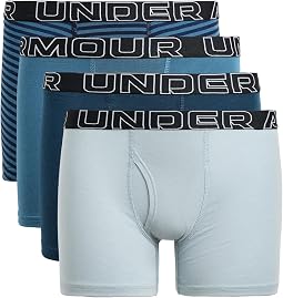 Performance Cotton-Stripe 4-Pack (Big Kid)