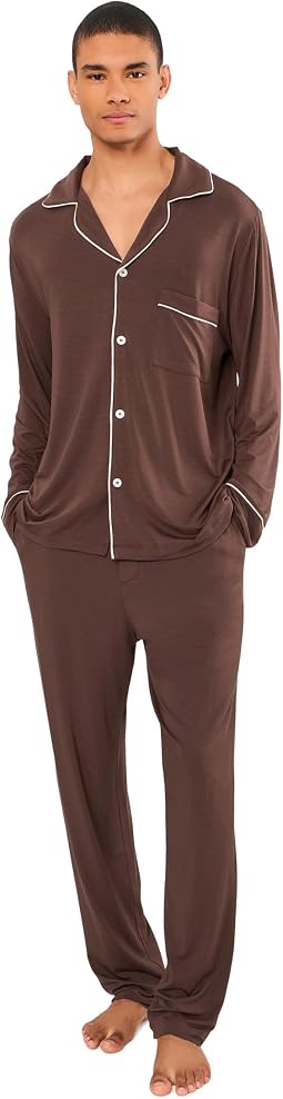 Длинный комплект пижамы из тенселя™ и модала