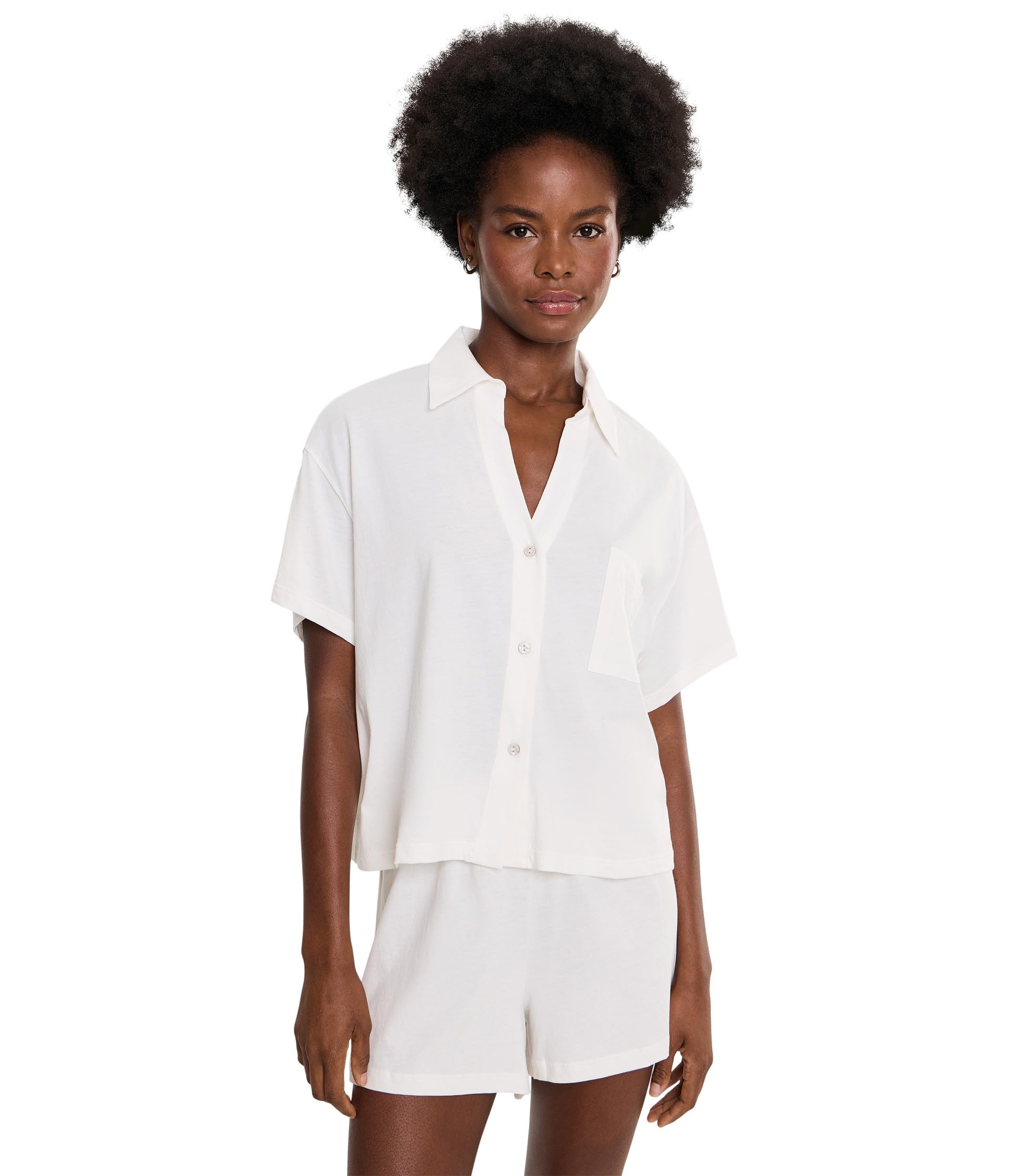Pima Cotton Shorts PJ Set