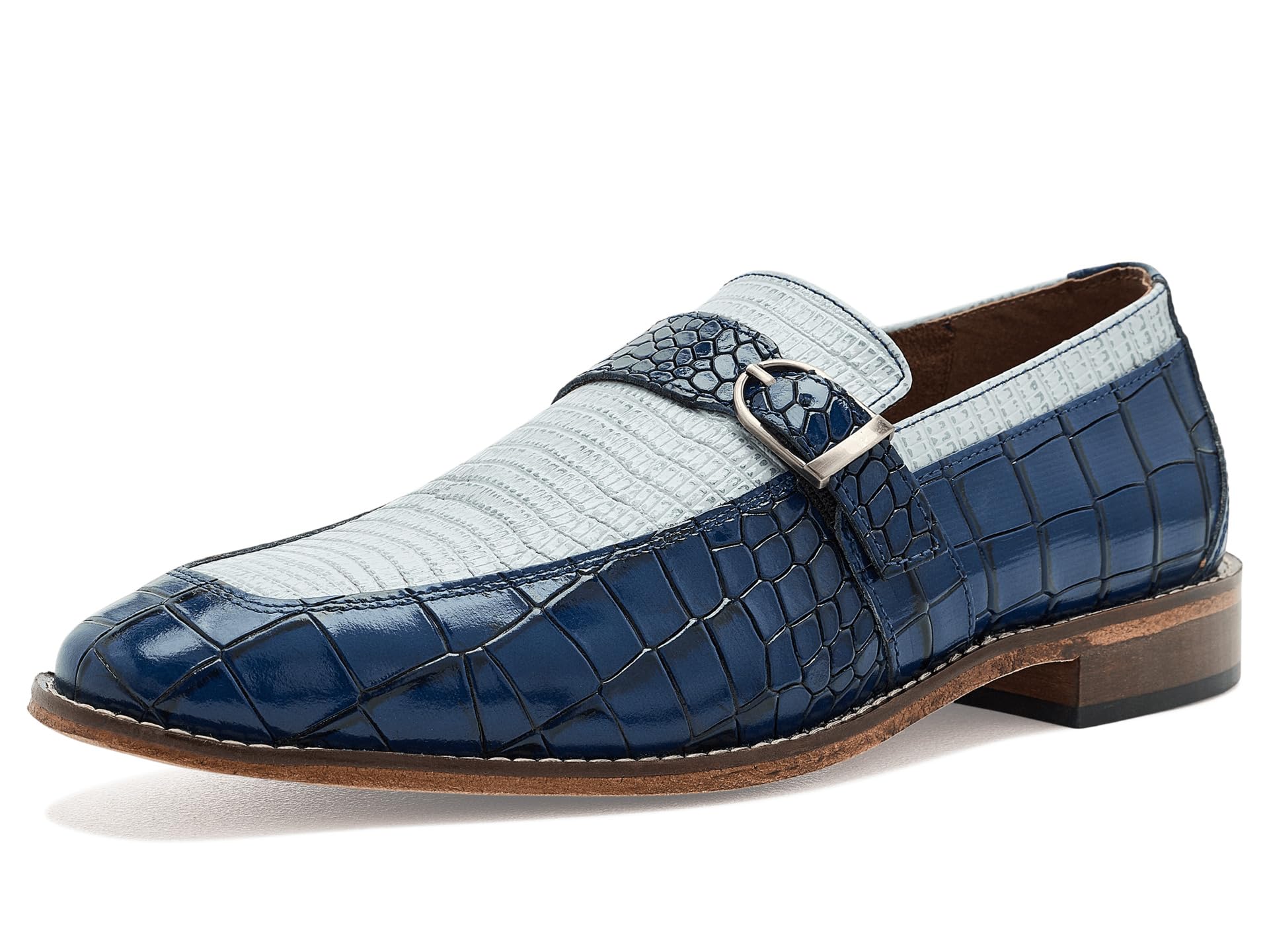 Rubiano Side Buckle Slip-On Loafers