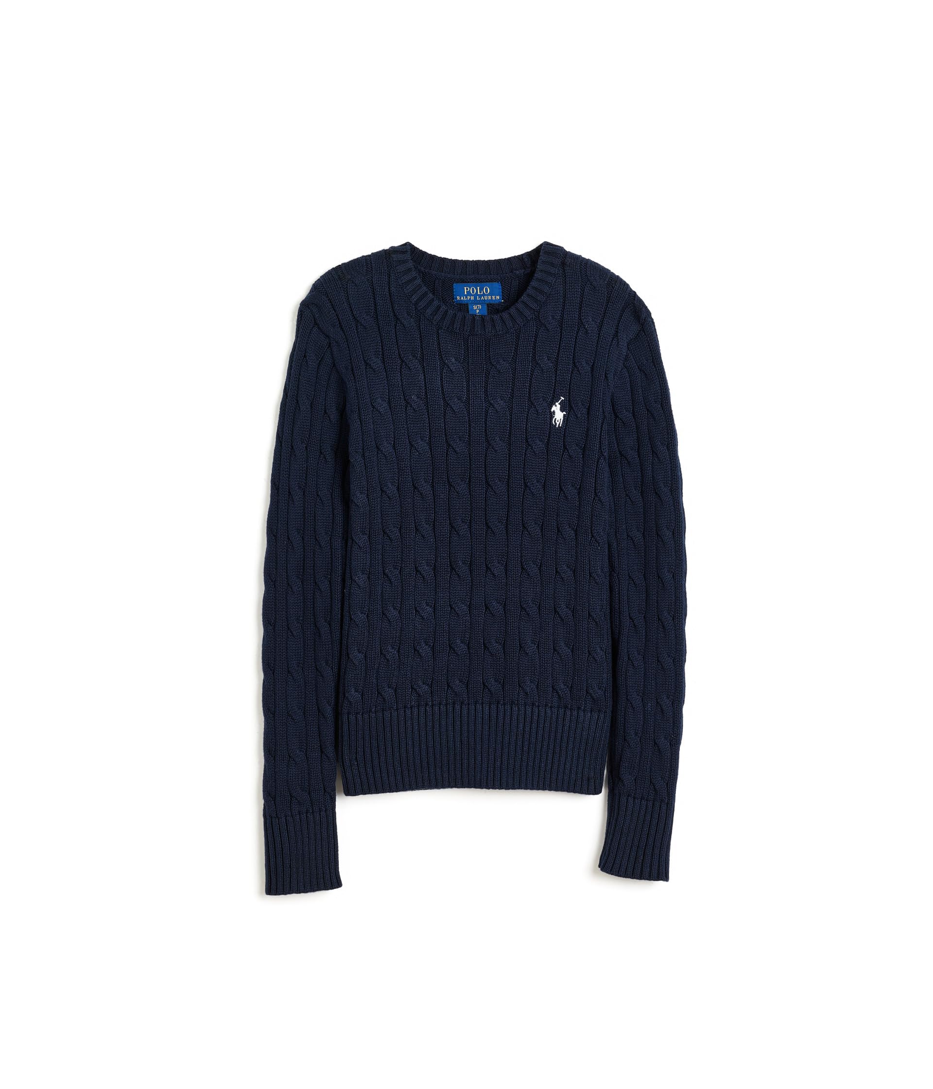 Cable-Knit Cotton Sweater (Big Kid)