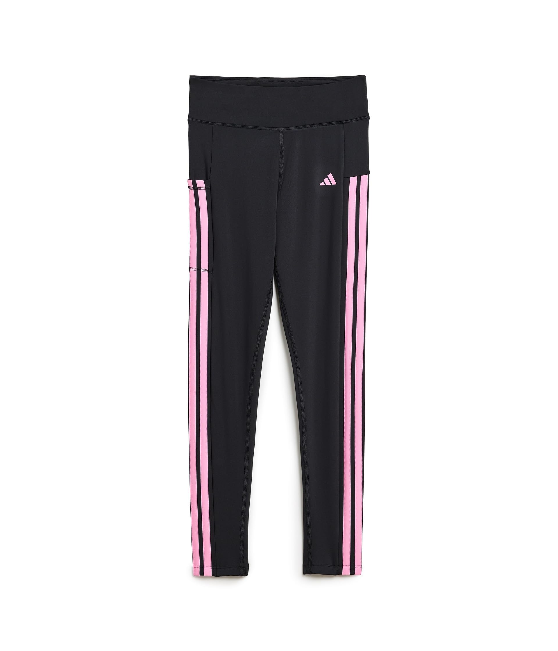 Detached Waistband 3-Stripe Cell Phone Pocket Leggings (Big Kid)