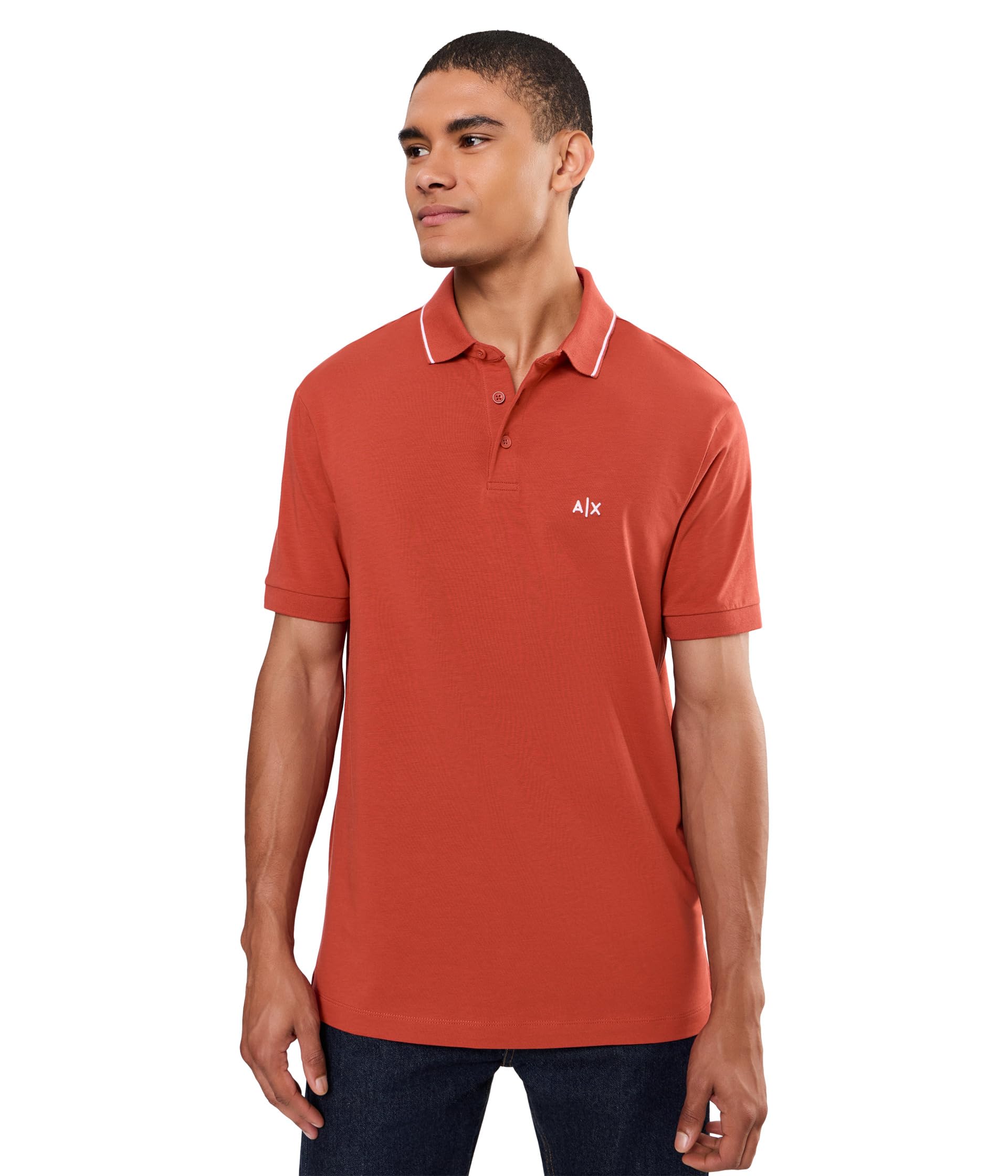 Поло Slim Fit с небольшим логотипом