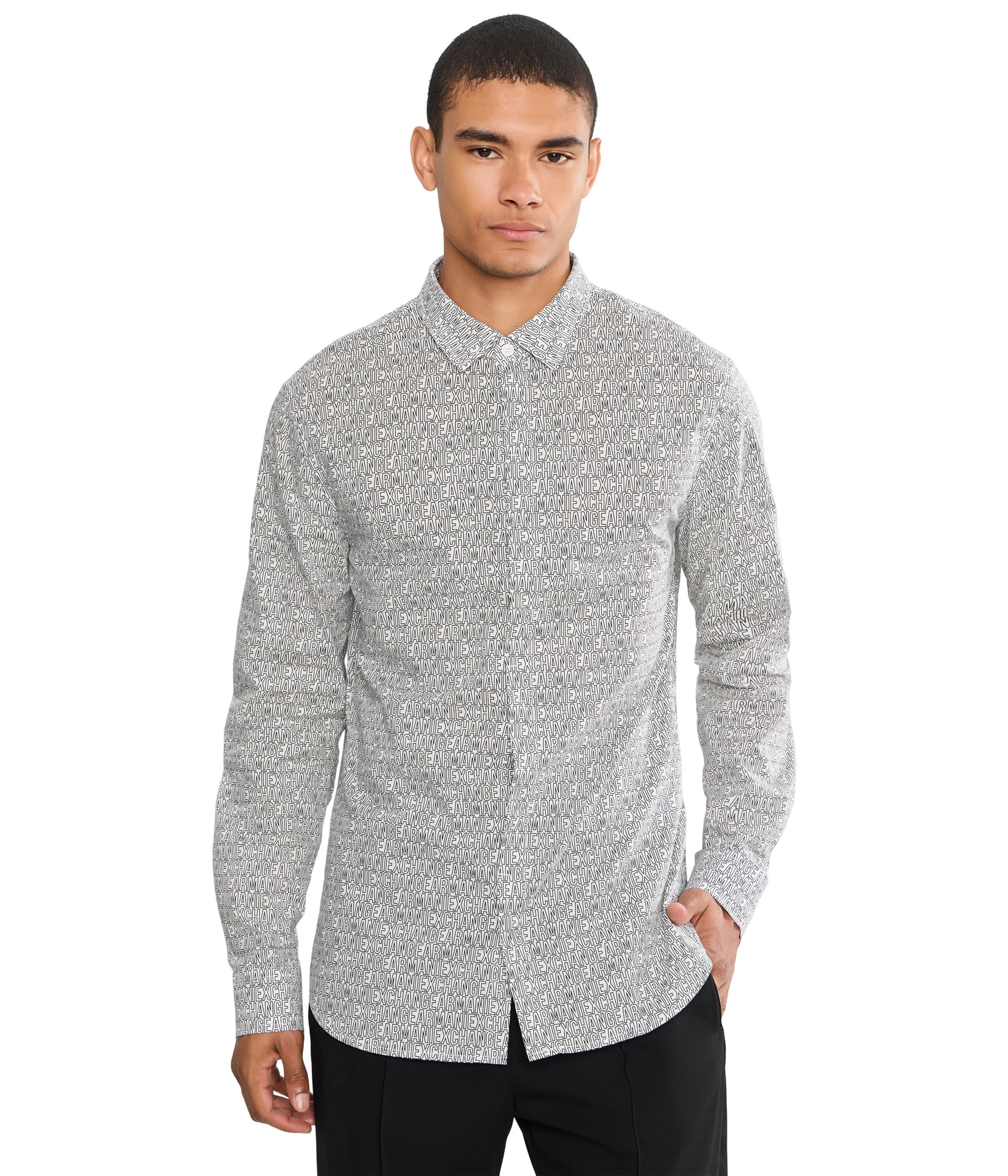 Stretch Cotton Poplin Button Down Shirt