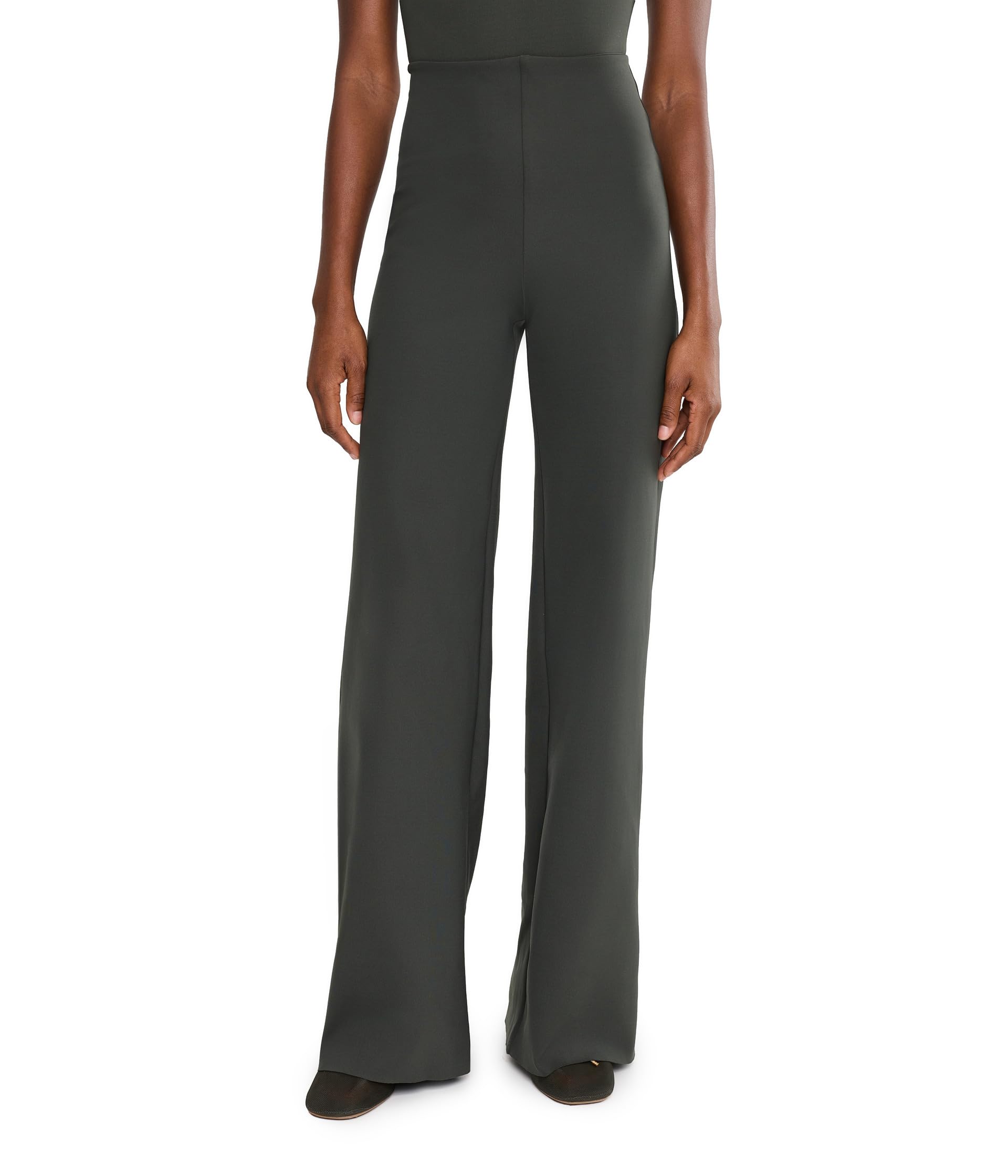 Neoprene Wide Leg Pants