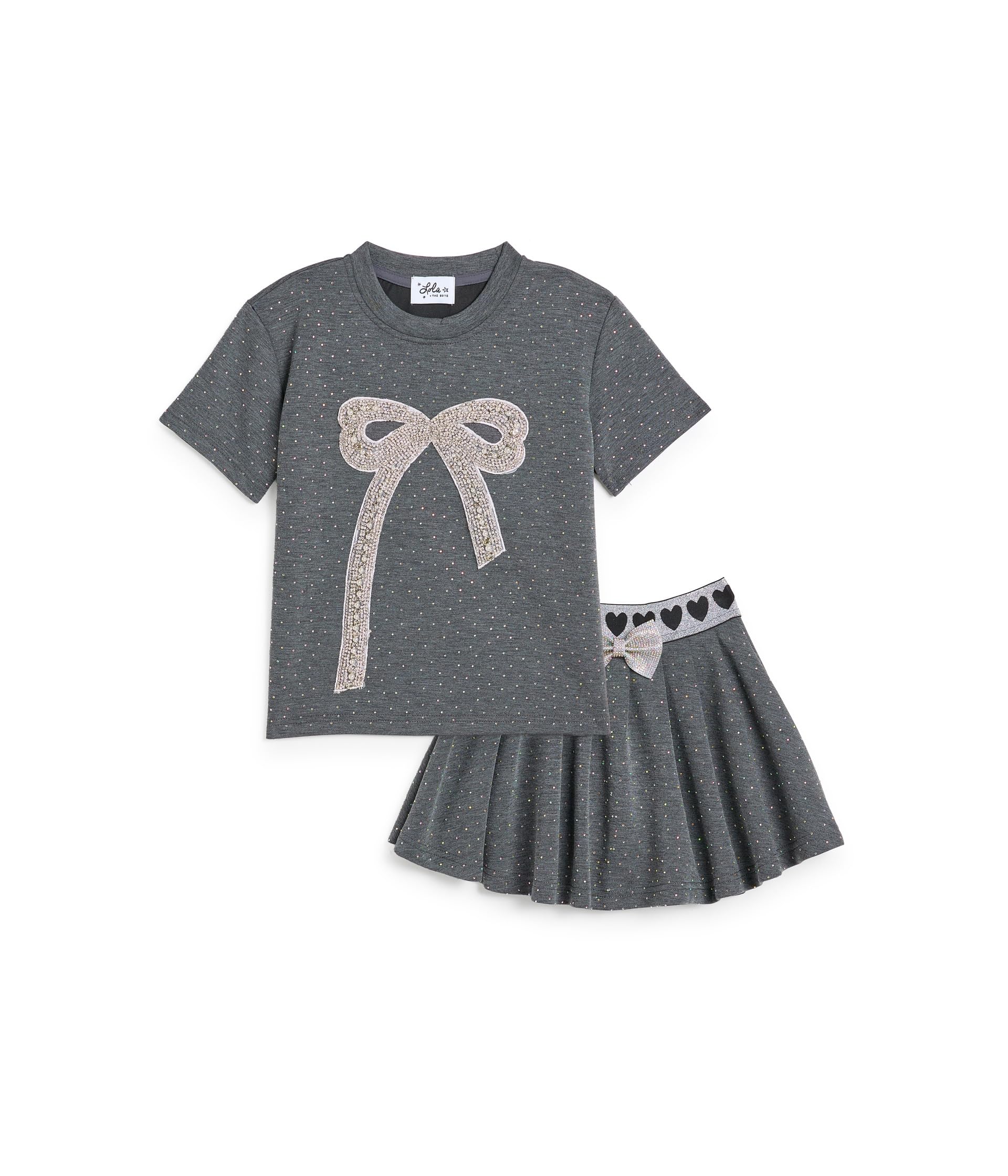 Юбка и набор с бантом и подвеской Sparkle Bow (малыш/маленький/старший ребенок)