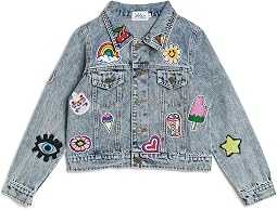 All About The Patch Crop Denim Jacket (Big Kid)