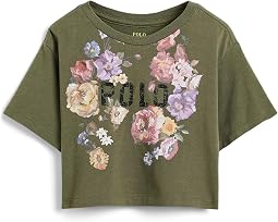 Floral Cotton Jersey Boxy Tee (малыш/маленький ребенок)