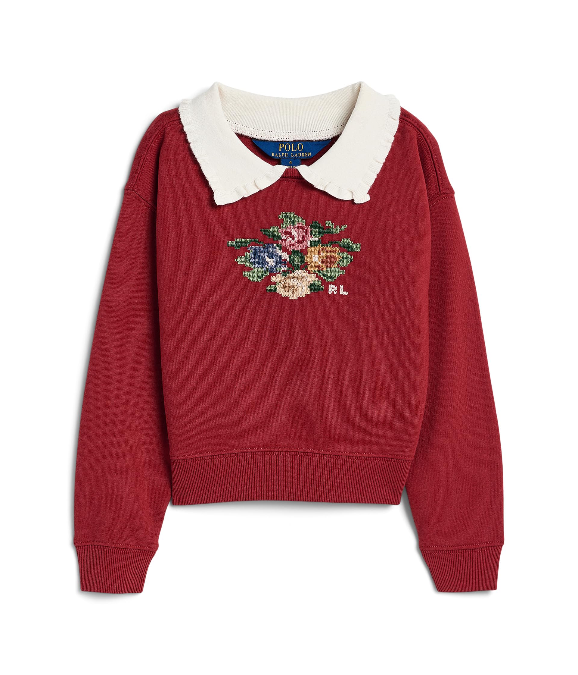 Collared Fleece Sweatshirt (Toddler/Little Kid)