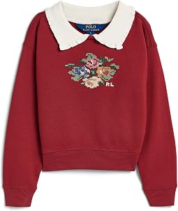 Collared Fleece потертая футболка (малыш/маленький ребенок)