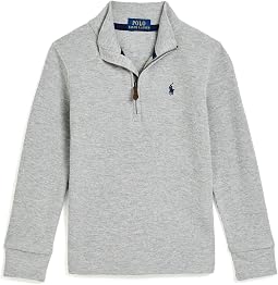 Пуловер с воротником-стойкой и молнией 3/4 Estate-Rib 3/4 Zip (малыш/маленький ребенок)