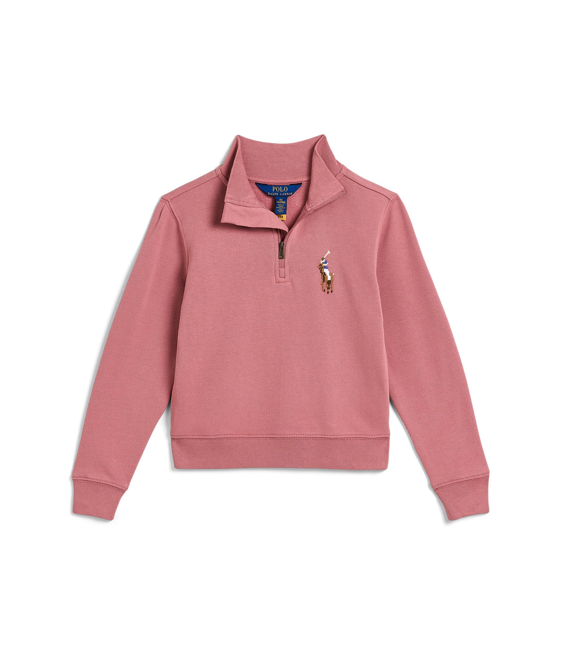 3/4 Zip Fleece Pullover (Toddler/Little Kid)