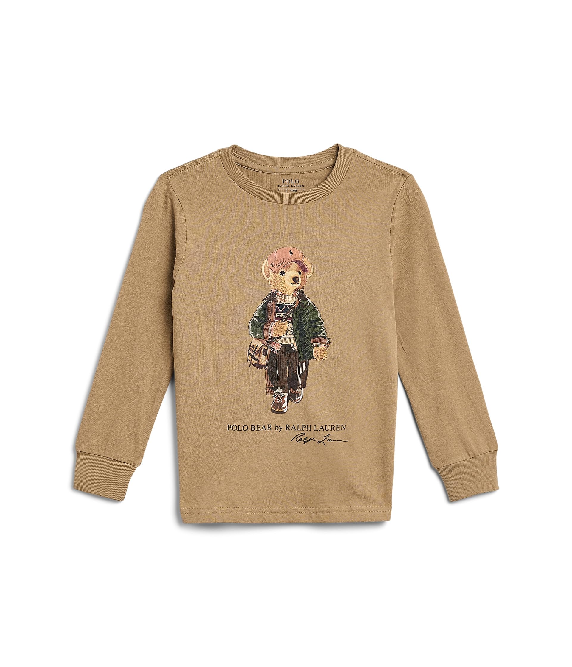 Футболка Polo Bear Cotton Long Sleeve Tee (малыш/маленький ребенок)