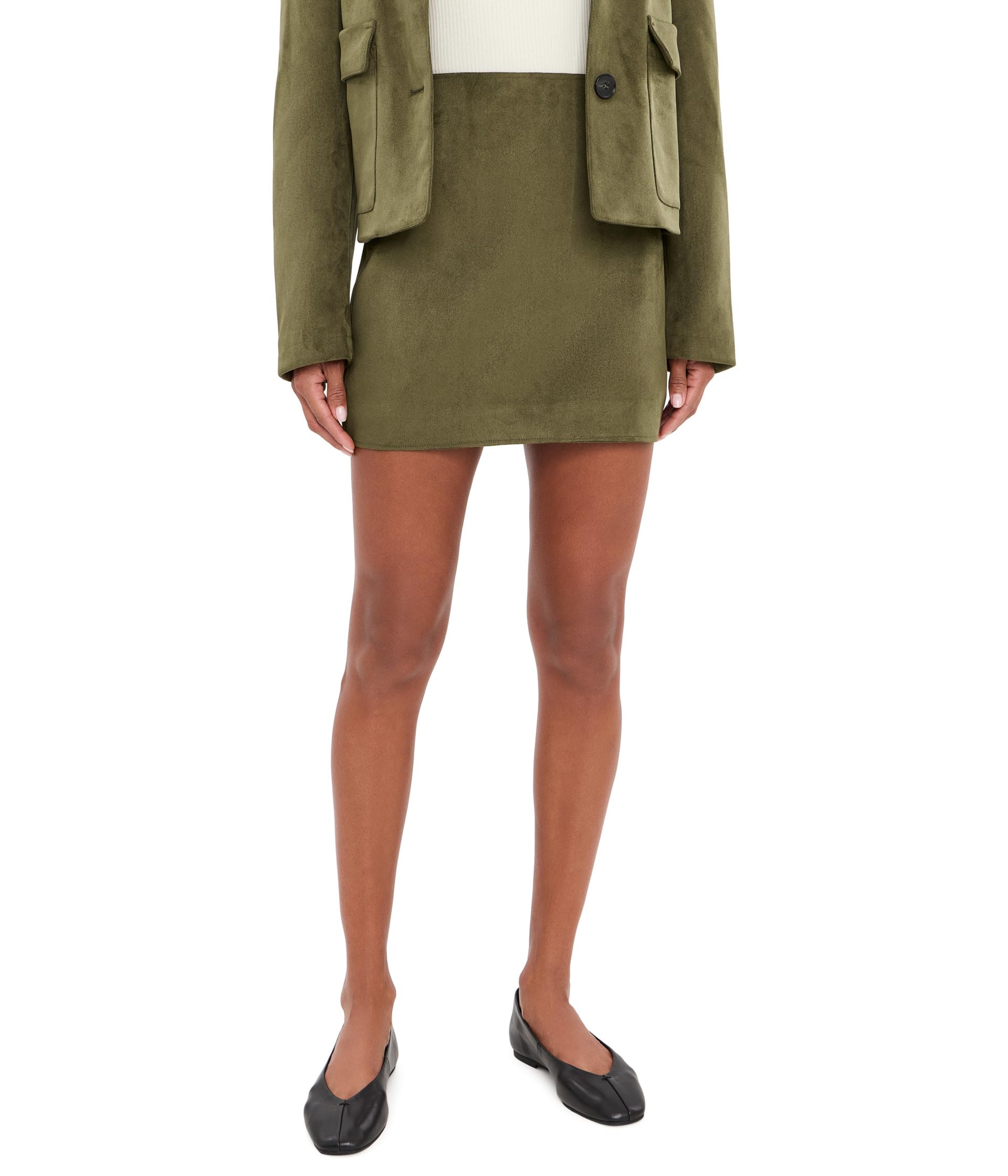 All In Suede Mini Skirt