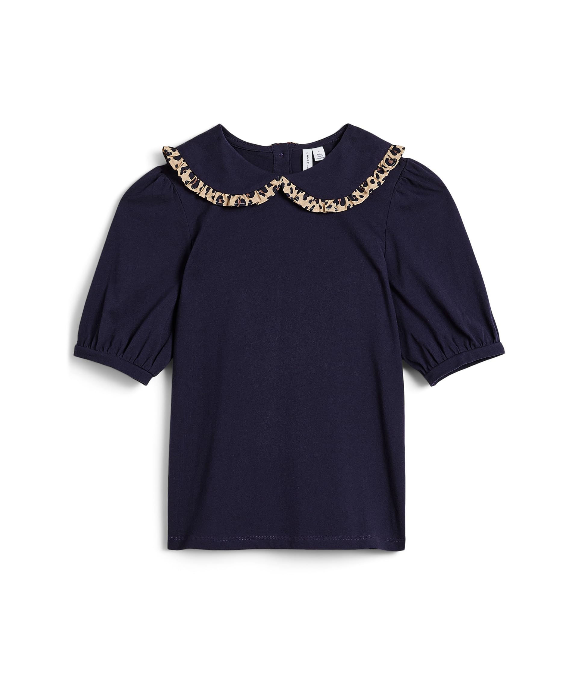 Топ с воротником Animal Print Collar Top (малыш/ребенок)