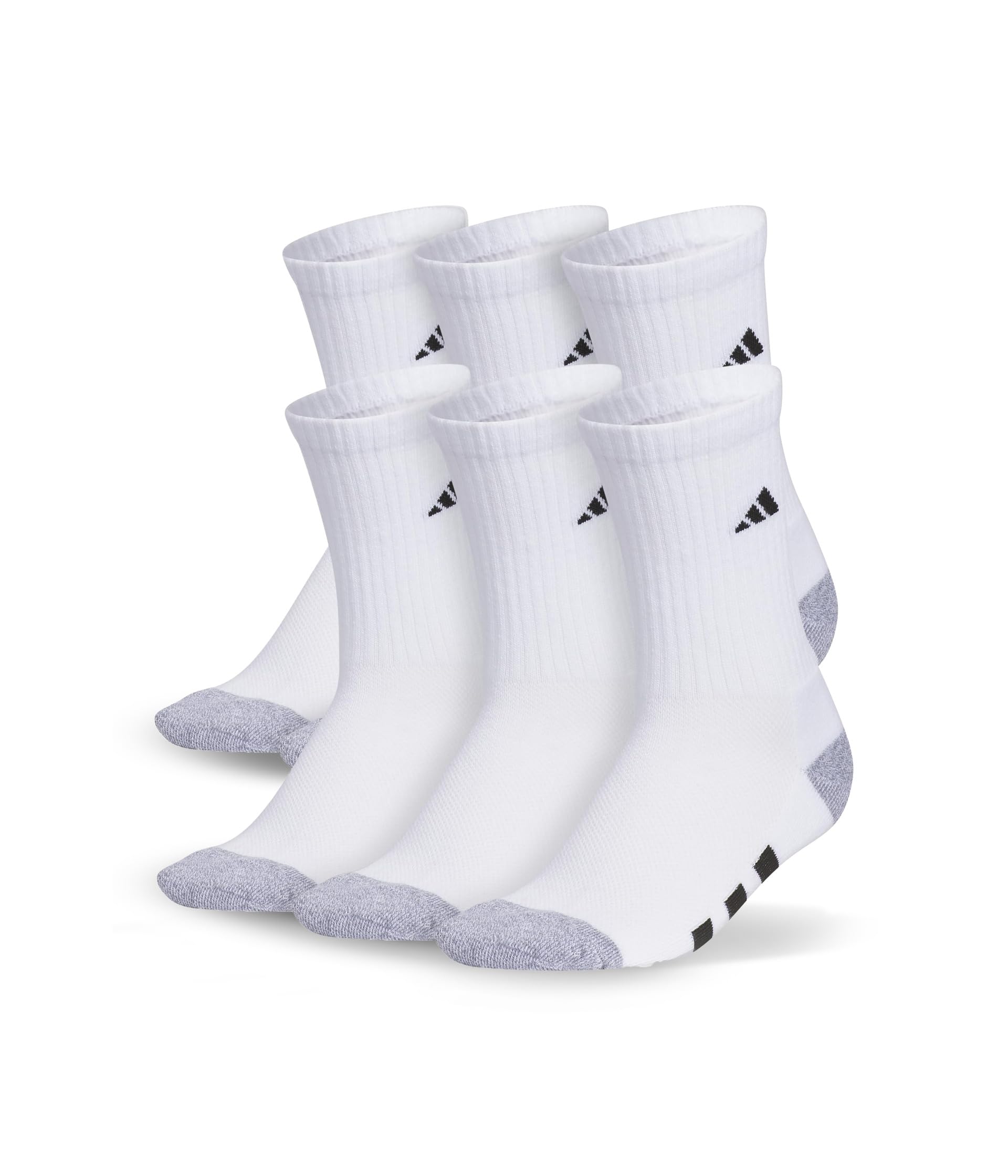 Athletic Cushioned 6-Pack Crew Socks (Little Kid/Big Kid)