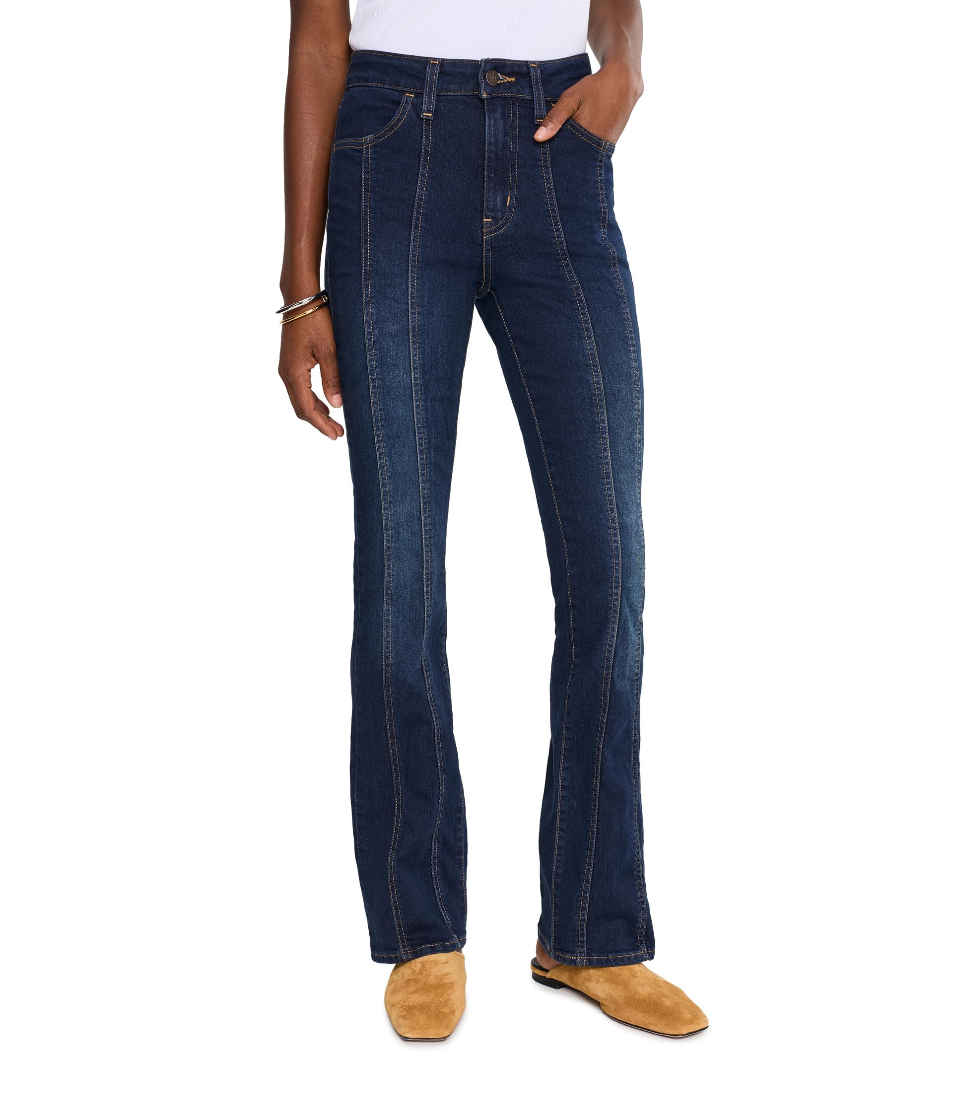 725 High-Rise Bootcut Seamed