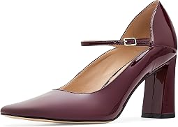 Dark Red Patent Leather