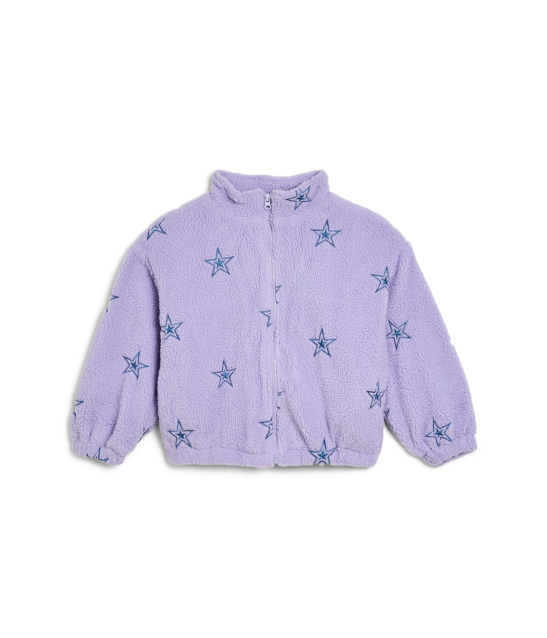Stars Teddy Bear Sharpa Puffer Jacket (Toddler/Little Kid/Big Kid)