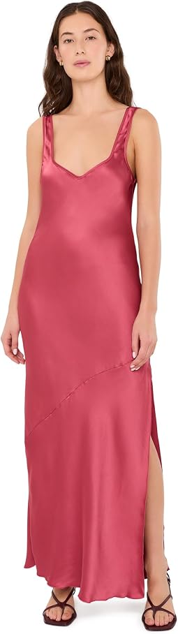 Женское длинное шелковое платье-слип Simply The Best от Free People