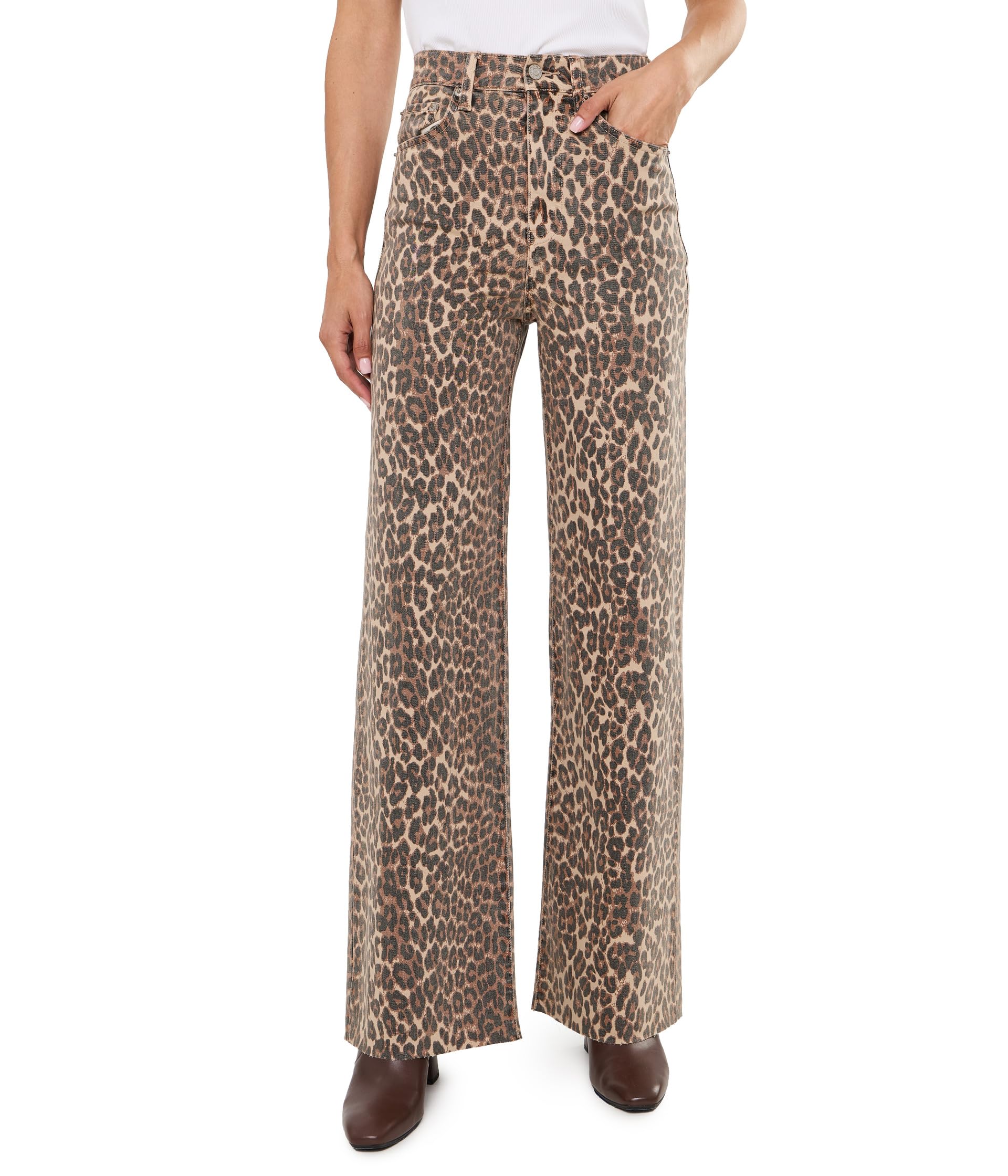 Far Out High-Rise Wide Leg in Cool Cat
