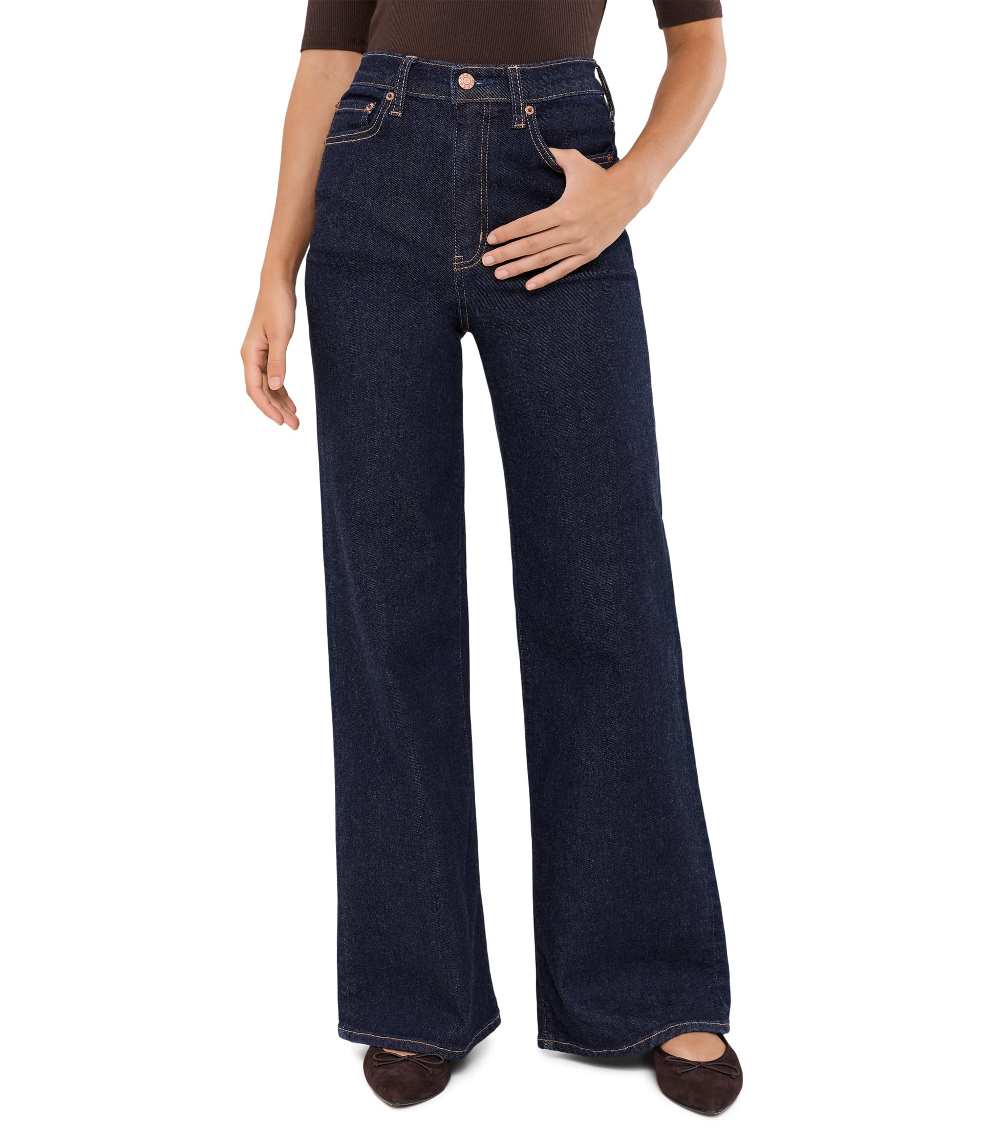 Far Out High-Rise Wide Leg in Lume