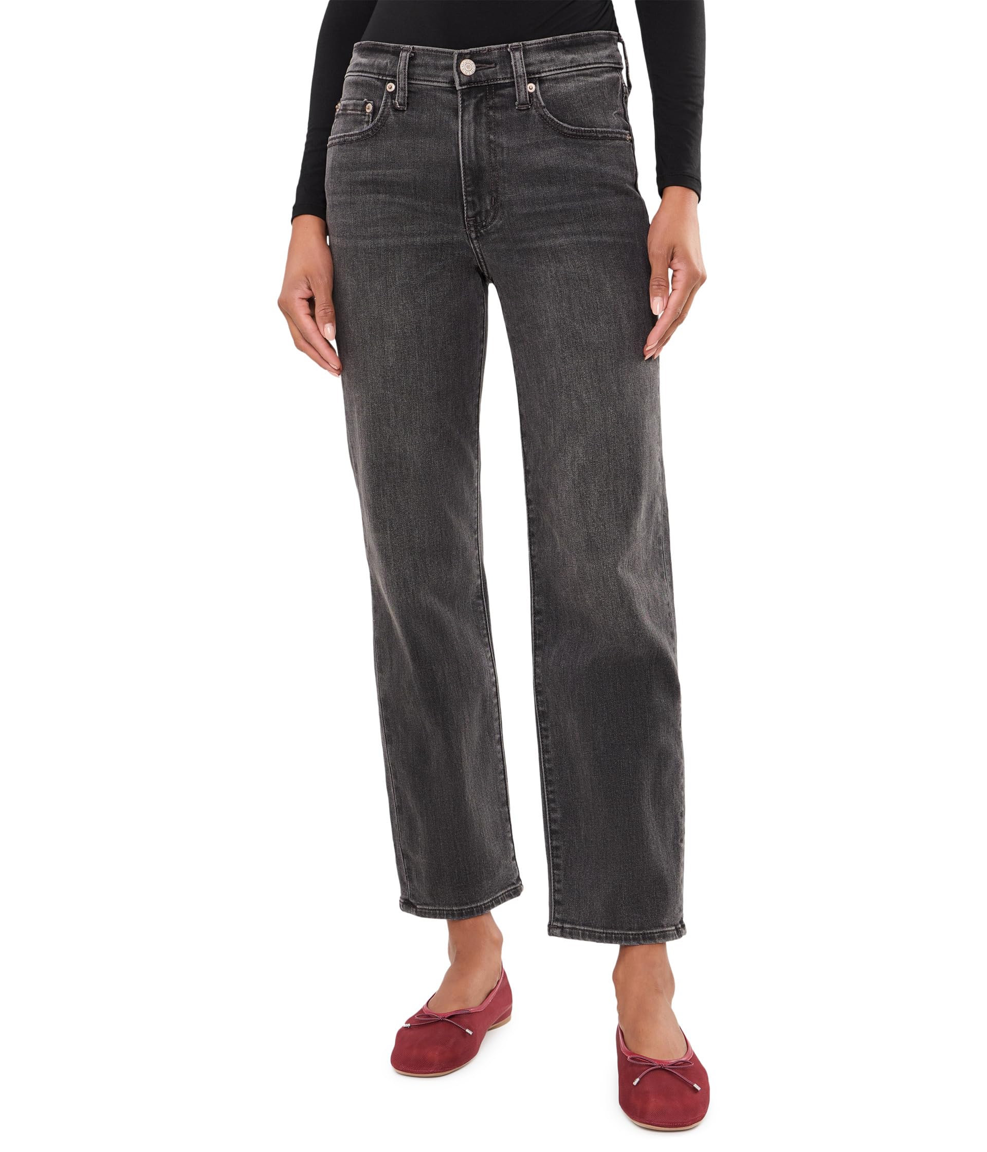 Rebel Ankle Mid-Rise Ankle Slim Straight in Motion