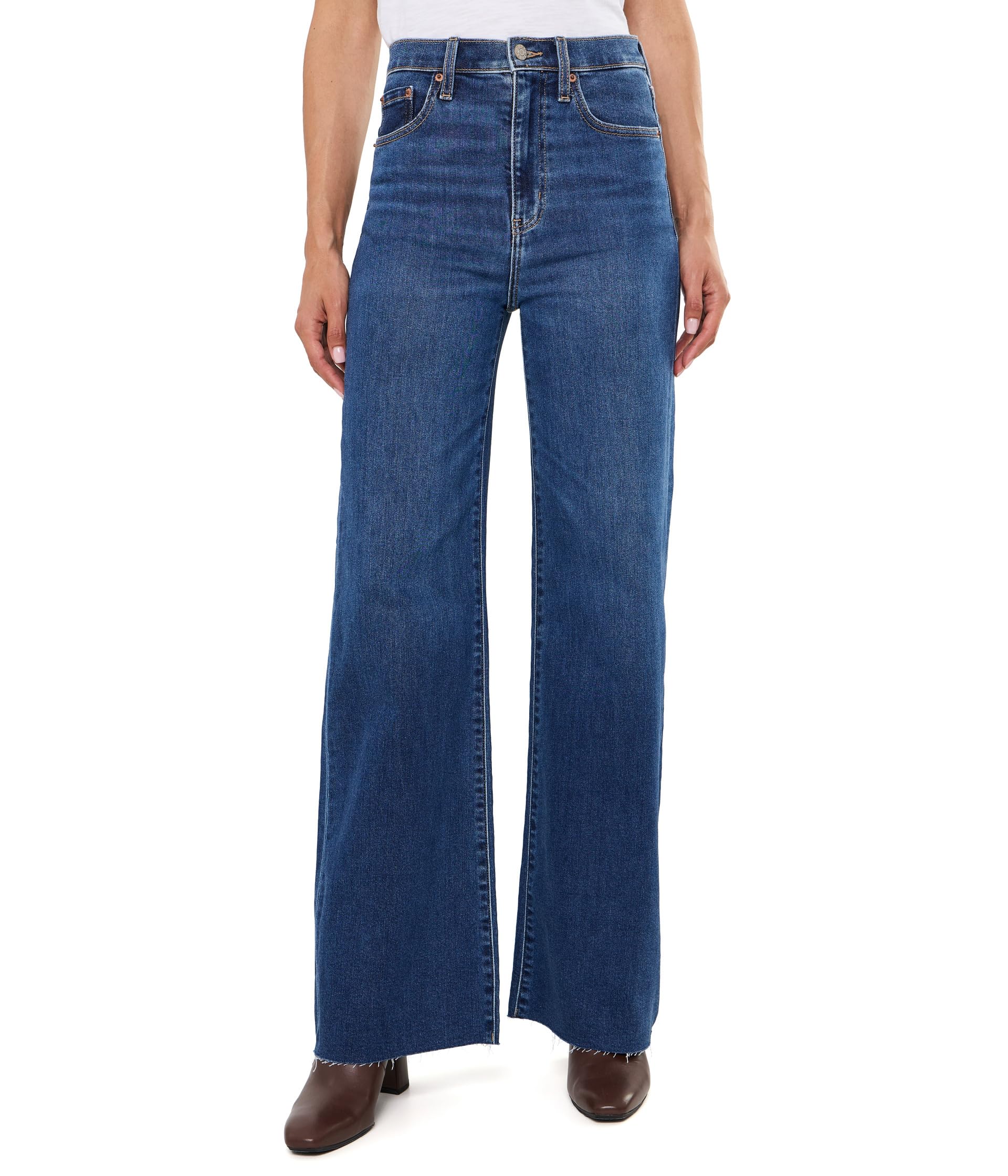 Far Out High-Rise Wide Leg in Waterfall