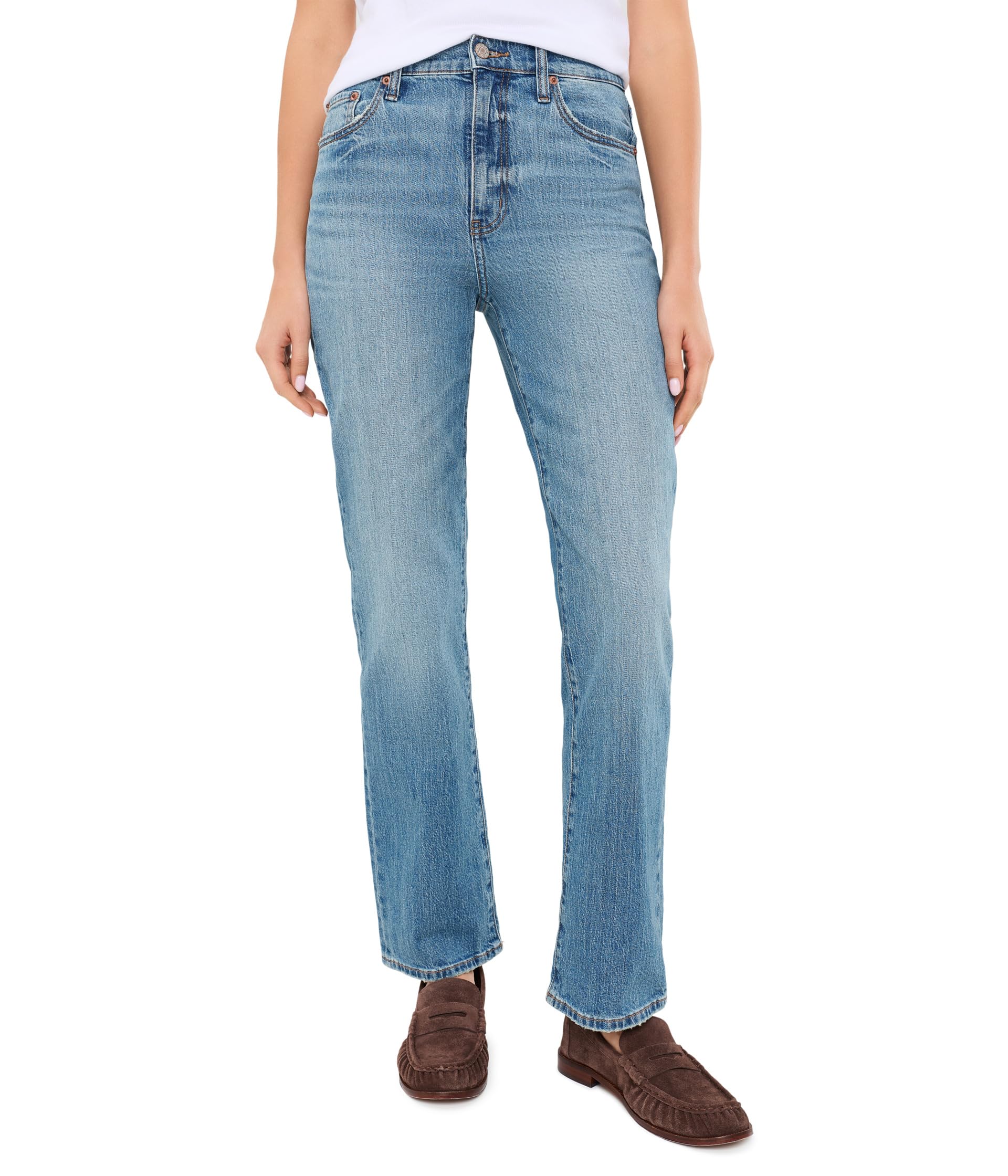 Sundaze High-Rise Vintage Straight in Cloud Line