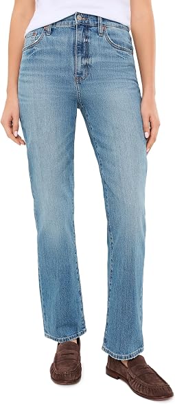 Sundaze High-Rise Vintage Straight in Cloud Line