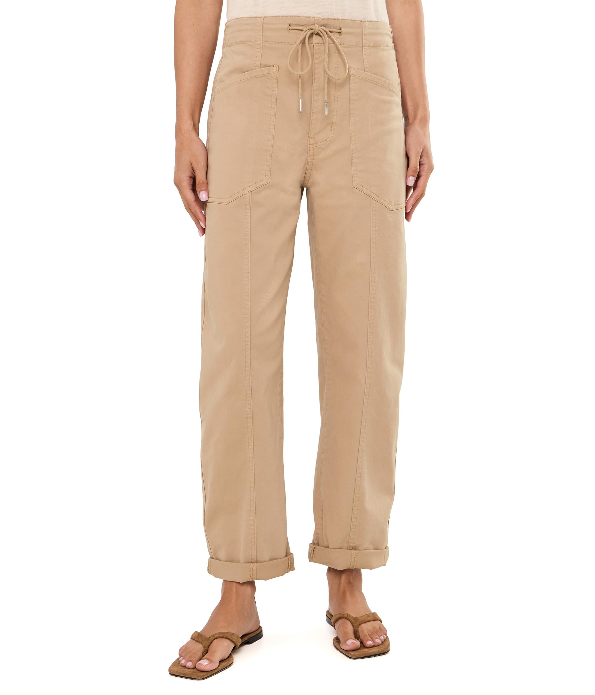 Брюки-бочонки на шнуровке Villa Drawstring Barrel Pants