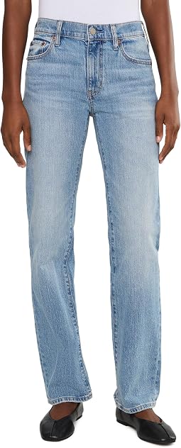 Джинсы Rebel Mid-Rise Slim Straight в цвете On Repeat
