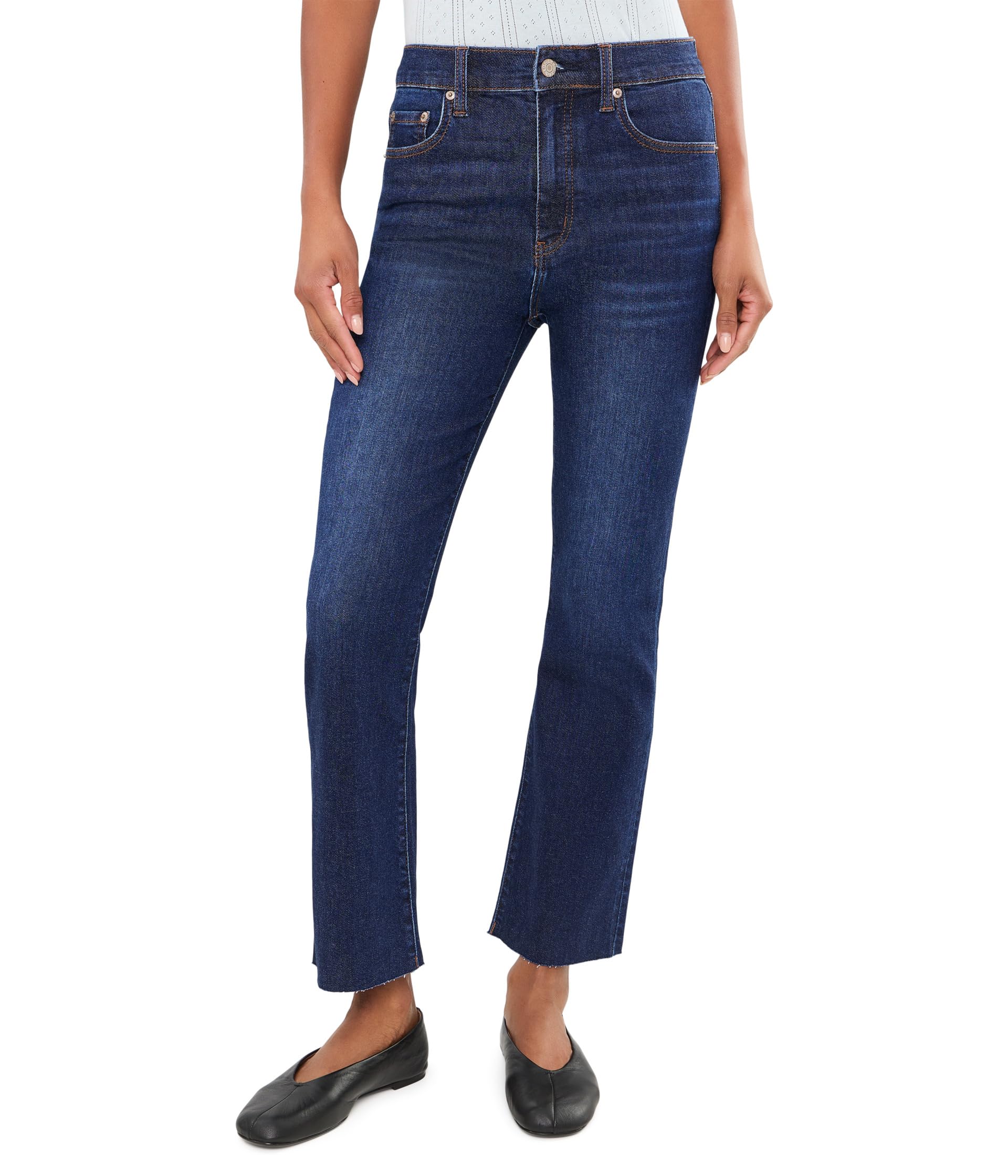 Shy Girl High-Rise Crop Flare in Serene