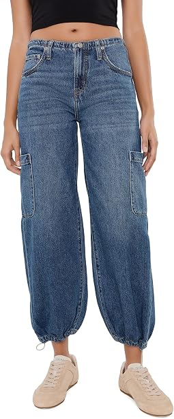 Mirage Mid-Rise Cargo Harem in Snap