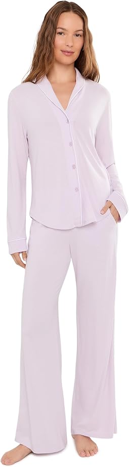 Pima Lusso Long Sleeve Top And Pj Set