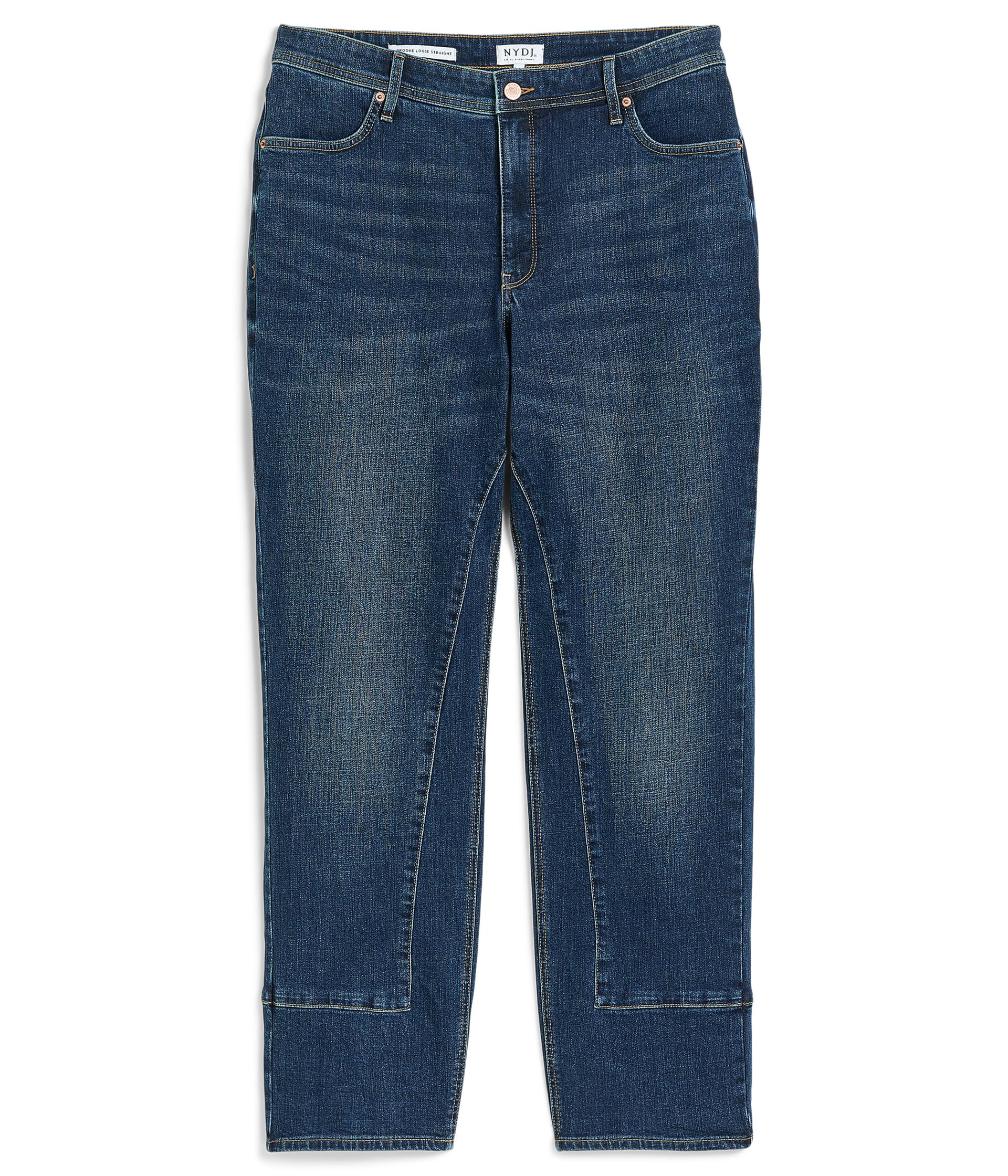 Plus Size Brooke Loose Straight Jeans in Skylark