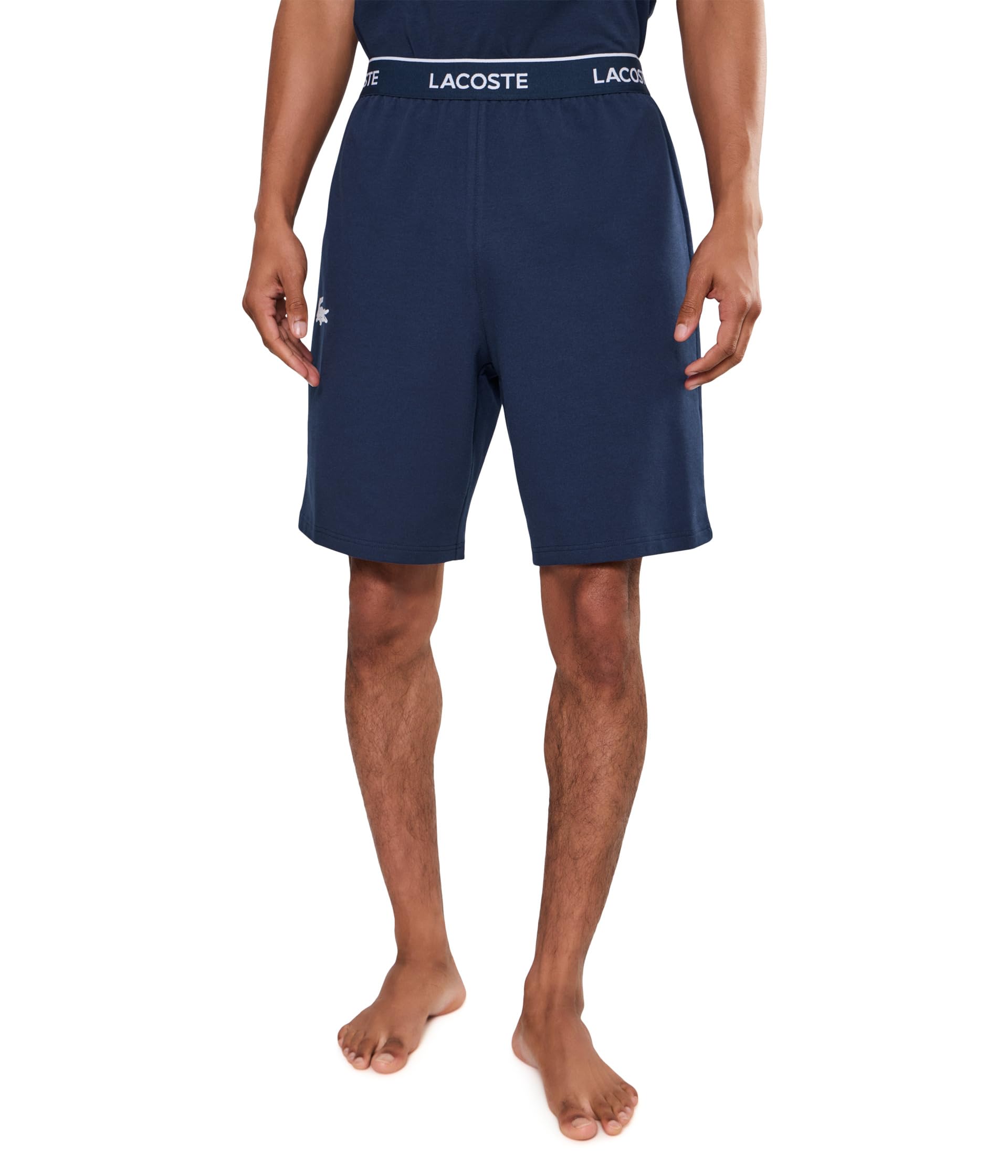 Straight Fit Fleece Pajama Shorts