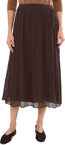Circular Midi Pull-On Skirt